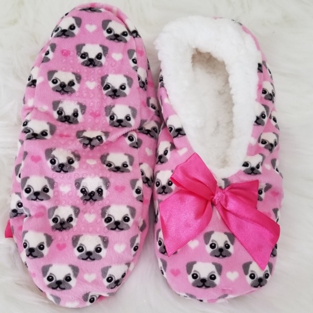 COZY PINK SLIPPERS - Picture 3 of 4